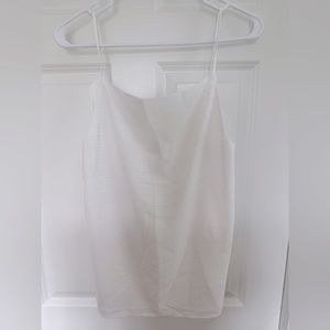 Loft Cami Top White Med NWT